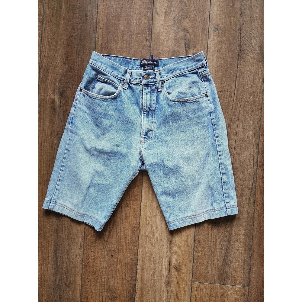 Custom Vintage 90s Denim Jean‎ Shorts Bermuda Grunge 30"
